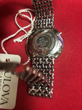 Load image into Gallery viewer, Pre-owned.Bulova Maiden Lane 96R206 Women's 28mm Diamond  Mother Of Pearl Dial blue crown free shipping