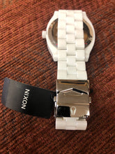 Load image into Gallery viewer, Nixon A250 100-00 Ladies White Ceramic Time Teller Watch 6'' no extra link
