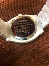 Load image into Gallery viewer, Nixon A250 100-00 Ladies White Ceramic Time Teller Watch 6'' no extra link