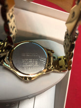 Load image into Gallery viewer, Pre-owned Seiko Women's Solar Gold-Tone Stainless Steel Bracelet Watch SUT314 free shipping