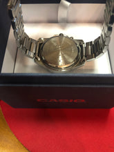 Load image into Gallery viewer, Pre-owned Casio MTD1079D-1AWC Men's 44mm S/Steel Illuminator Day/Date free shipping
