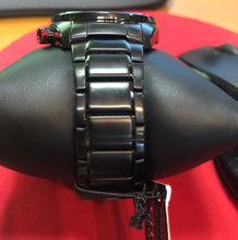 Load image into Gallery viewer, Pre-owned Citizen Eco-DRIVE CA4195-51E Men's Black S/S Red Solar Chronograph Watch