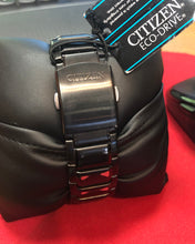 Load image into Gallery viewer, Pre-owned Citizen Eco-DRIVE CA4195-51E Men's Black S/S Red Solar Chronograph Watch