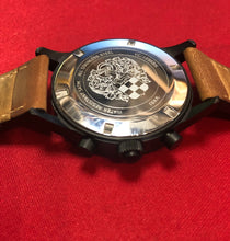 Load image into Gallery viewer, Pre-owned Vince Camuto VC/1096BKBN Men's Chronograph Watch w/ Leather Band