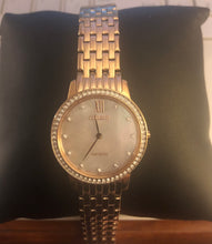 Load image into Gallery viewer, Pre-owned Citizen Eco-Drive Women's EX1483-50D Crystal MOP Dial Rose Gold-Tone 29mm