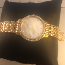Load image into Gallery viewer, Pre-owned Citizen Eco-Drive Women's EX1483-50D Crystal MOP Dial Rose Gold-Tone 29mm
