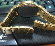 Load image into Gallery viewer, Pre-owned Citizen Men's AU1062-56G Axiom Black Dial Gold Tone Diamond Eco-Drive