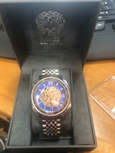 Load image into Gallery viewer, Pre-owned Vince Camuto Men's VC/1069BLSV Silver-Tone Exposed Automatic Bracelet Watch