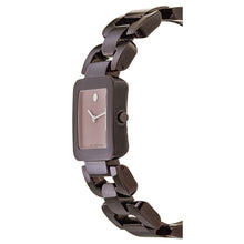 Load image into Gallery viewer, Movado Women's 0606574 'Luma' Chocolate Stainless Steel Watch Excellent condition