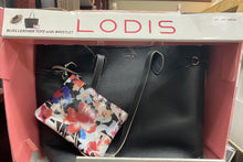 Load image into Gallery viewer, Brand New LODIS 100% genuine pebble grain leather Bliss Leather Tote With Wristlet
