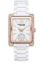 Load image into Gallery viewer, Anne Klein New York 12/2292WTRG Women's 28mm White Ceramic Rose Gold Watch *NEW*