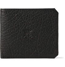 Load image into Gallery viewer, Parabellum Black Bifold Men's Bison & Italian Leather Wallet authentic free shipping
