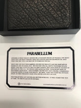 Load image into Gallery viewer, Parabellum Black Bifold Men's Bison & Italian Leather Wallet authentic free shipping