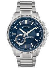 Load image into Gallery viewer, Citizen Men&#39;s &#39;Eco-Drive&#39;CC3000-89L satellite wave Quartz Silver-Tone and Stainless Steel