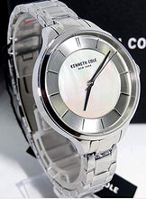 Load image into Gallery viewer, Kenneth Cole Women&#39;s Stainless Steel With Watch Mother Of Pearl Dial #KC50017001 free shipping