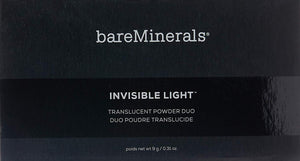 NEW bareMinerals Invisible Light Translucent Powder Duo, 0.31 Ounce authentic