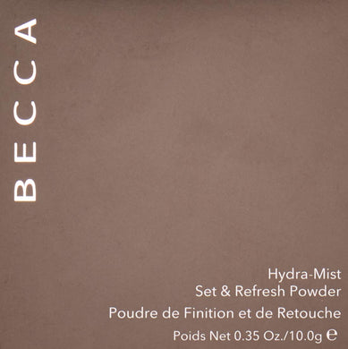 Becca Hydra Mist Set & Refresh Powder  CREAMY BEIGE- 0.35oz RE-OWNED IN BOX