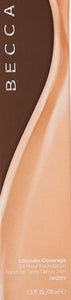 Becca Ultimate Coverage 24 Hour Foundation Ivory 1oz  pre-owned