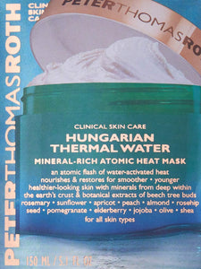 Peter Thomas Roth Hungarian Thermal Water Mineral-Rich Atomic Heat Mask NEW IN BOX AUTHENTIC 100%