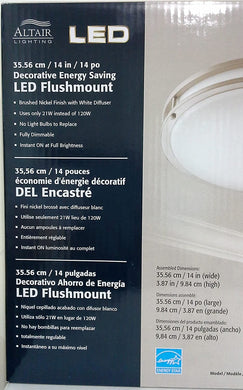 Altair Lighting LED  Energy Saving Flushmount Light