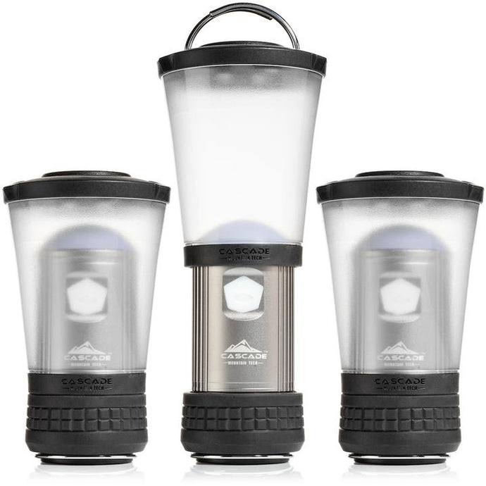 Cascade Mountain Tech 3-PACK Collapsible Mini LED Lanterns- 500 Lumen