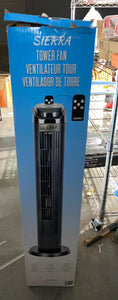 NEW OPEN BOX SIERRA TOWER FAN VENTILATEUR TOUR