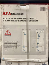 Load image into Gallery viewer, AFA Stainless Multi Function Hand And Rain Head Shower System New