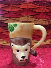 Load image into Gallery viewer, Vintage Ceramic LION 3-D Coffee Mug Cup