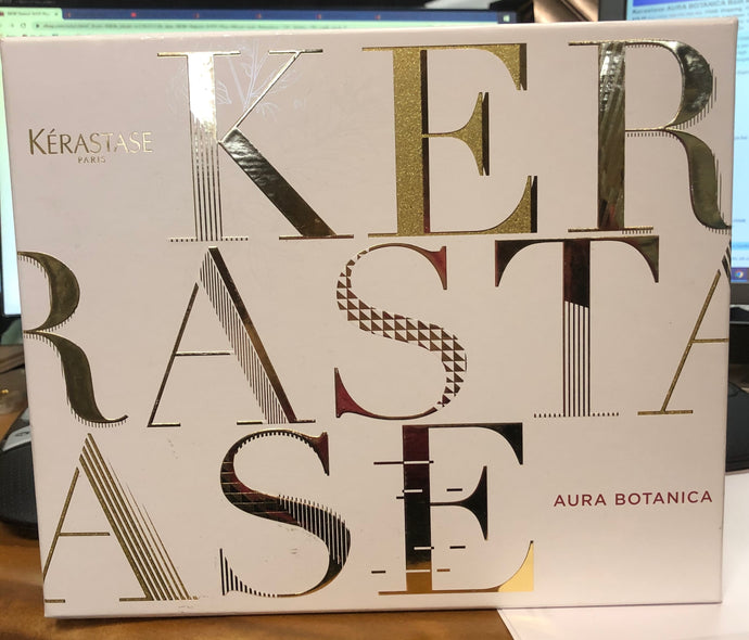 NEW Kerastase Aura Botanica Hair Treatment Set. Shampoo, Conditioner and candle