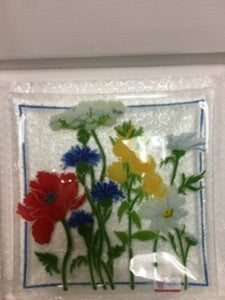 Peggy Karr Flower Plate New 9''