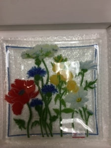 Peggy Karr Flower Plate New 9''