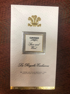 New CREED Spice and Wood Les Royales Exclusives Spray 2.5 FL / 75 ml