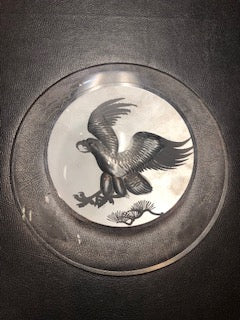 Crystal Eagle Optic Plate New without stand and box