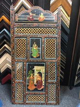 Load image into Gallery viewer, Pre owned Indian hand made art with frame,