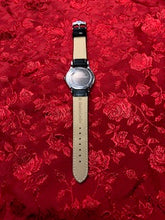 Load image into Gallery viewer, Pre-owned EMPORIO ARMANI CLASSIC MENS 40MM QUARTZ STEEL BLACK DIAL LEATHER STRAP ARS1001