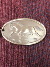 Load image into Gallery viewer, Pre- owned NIB Vintage 1983 Brass Key Ring "A Father guides With Love"