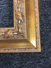 Load image into Gallery viewer, wood frame Classic Gold Leaf  with plexiglass and foam core and hunger for both side