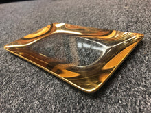 Load image into Gallery viewer, Rectangular glass with faded gold pre-owned