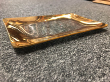 Load image into Gallery viewer, Rectangular glass with faded gold pre-owned