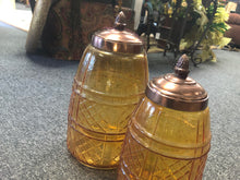 Load image into Gallery viewer, Burnt orange jars for decorating the house comes  1 set