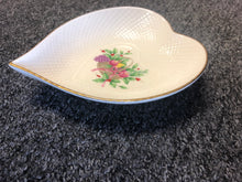 Load image into Gallery viewer, Heart shaped plate with a basket of fruit in the middle pre-owned