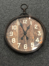 Load image into Gallery viewer, Midwest CBK Round Rusted Loop Wall Clock 135095 New