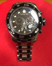 Load image into Gallery viewer, Pre-owned Invicta Pro Diver 14339 Stainless Steel Chronograph Watch free shipping