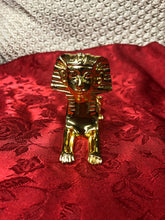 Load image into Gallery viewer, King Tut Statue with heavy Gold plated and the middle is Crystal