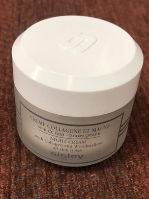 Pre-owned Sisley night cream with collagen and wood mallow 1.6 oz unused Without box