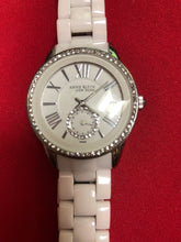 Load image into Gallery viewer, Anne Klein Women&#39;s White Ceramic Swiss Watch With Crystals 12/2199WTWB