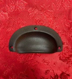 New Top Knobs Somerset  Center to Center Cup Cabinet Pull - Rust