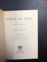 Load image into Gallery viewer, jack london kärlek till livet book pre-owned