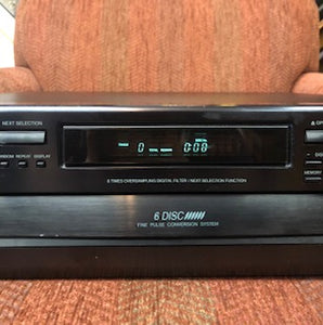 Vintage ONKYO DX-C120- 6 Disc CD Compact Disc Changer Carouse - R1 NO REMOTE