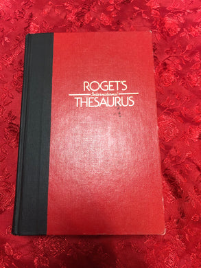 Roget's International Thesaurus Hard cover